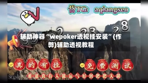 辅助神器“wepoker透视挂安装”(作弊)辅助透视教程-第3张图片