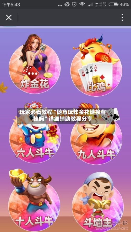 玩家必看教程“随意玩炸金花链接有挂吗”详细辅助教程分享-第3张图片