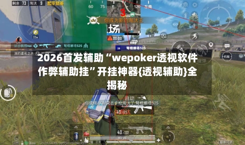 2026首发辅助“wepoker透视软件作弊辅助挂”开挂神器{透视辅助}全揭秘-第3张图片