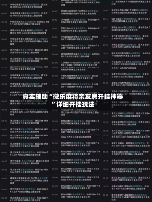 真实辅助“微乐麻将亲友房开挂神器	”详细开挂玩法-第3张图片