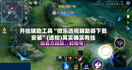 开挂辅助工具“微乐透视辅助器下载安装	”(透视)其实确实有挂-第3张图片