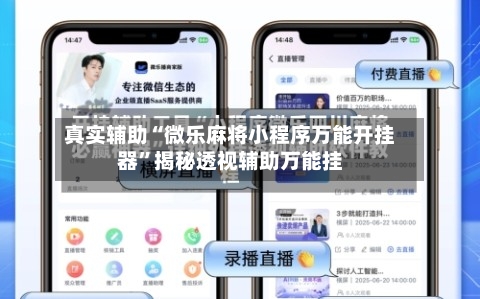 真实辅助“微乐麻将小程序万能开挂器”揭秘透视辅助万能挂-第2张图片