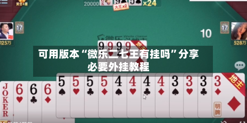 可用版本“微乐二七王有挂吗”分享必要外挂教程-第2张图片