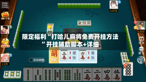 限定福利“打哈儿麻将免费开挂方法”开挂辅助脚本+详细-第2张图片