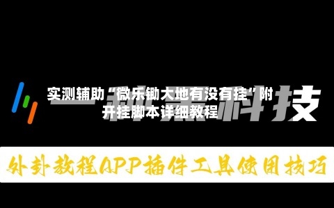 实测辅助“微乐锄大地有没有挂”附开挂脚本详细教程-第2张图片