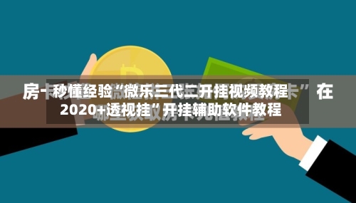 秒懂经验“微乐三代二开挂视频教程2020+透视挂	”开挂辅助软件教程-第1张图片