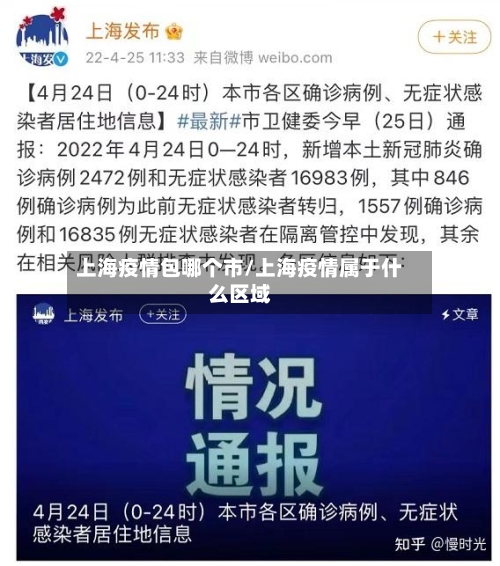 上海疫情包哪个市/上海疫情属于什么区域