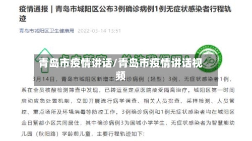 青岛市疫情讲话/青岛市疫情讲话视频-第3张图片
