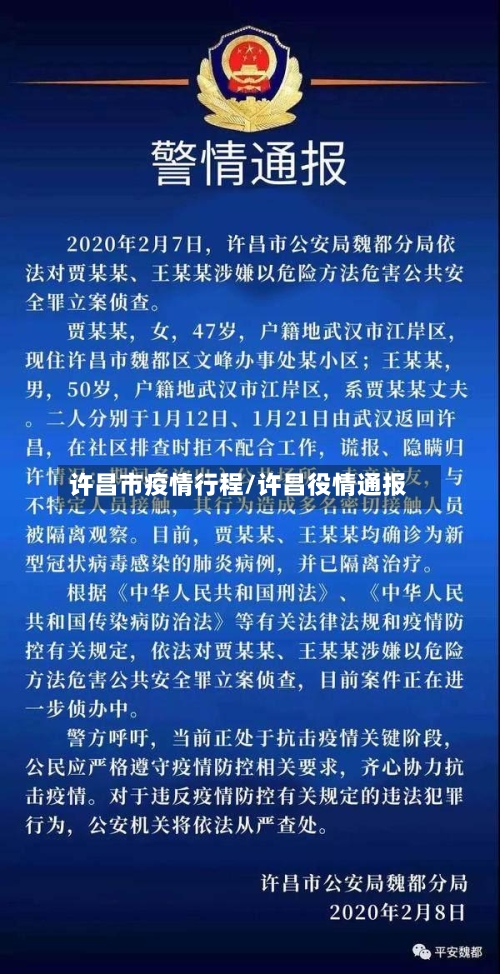 许昌市疫情行程/许昌役情通报-第2张图片