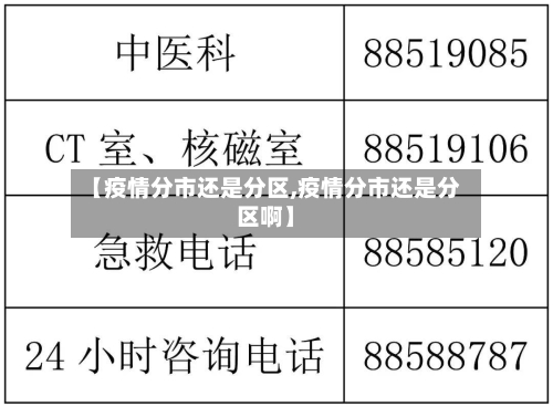 【疫情分市还是分区,疫情分市还是分区啊】-第2张图片