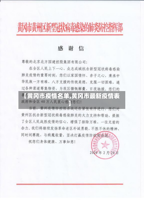 【黄冈市疫情名单,黄冈市最新疫情表】-第3张图片